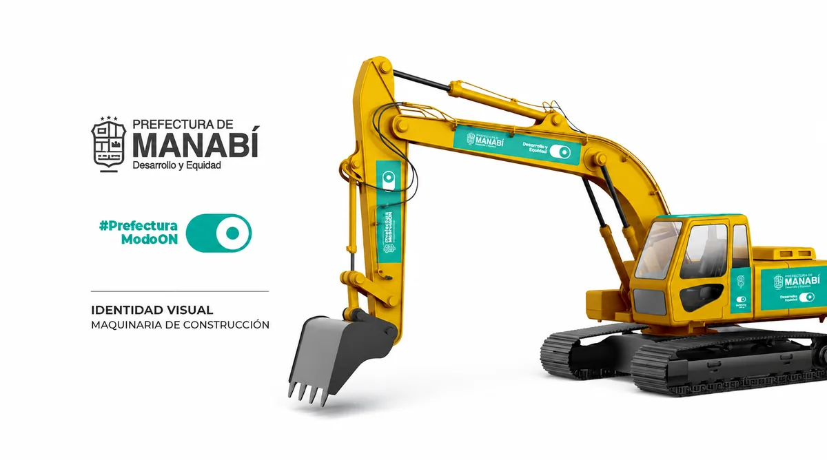 Identidad visual aplicada a maquinaria de construcción